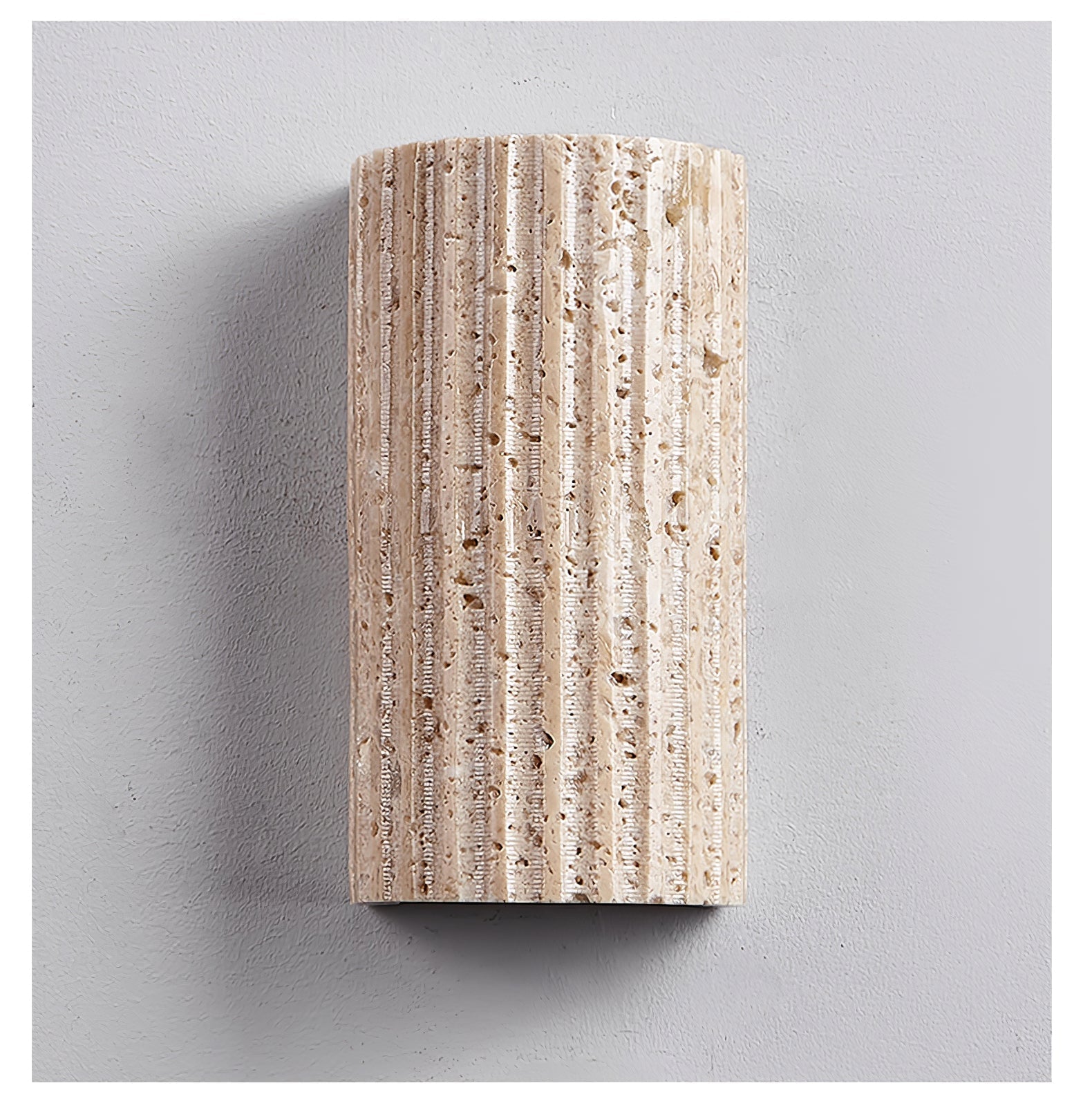 Sysilion Travertine Wall Light-Neutral Decor