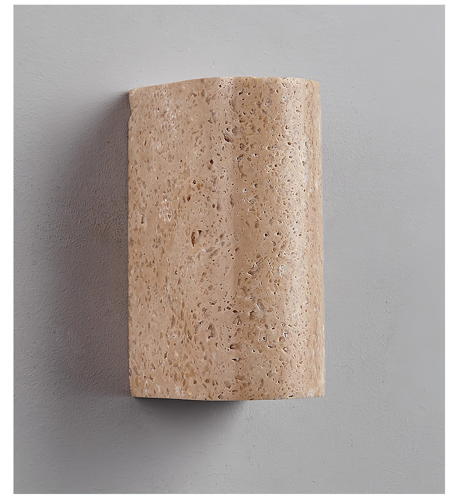 Sysilion Travertine Wall Light-Neutral Decor