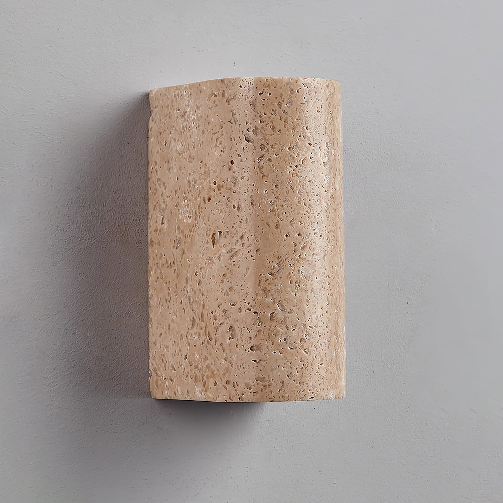 Sysilion Travertine Wall Light-Neutral Decor