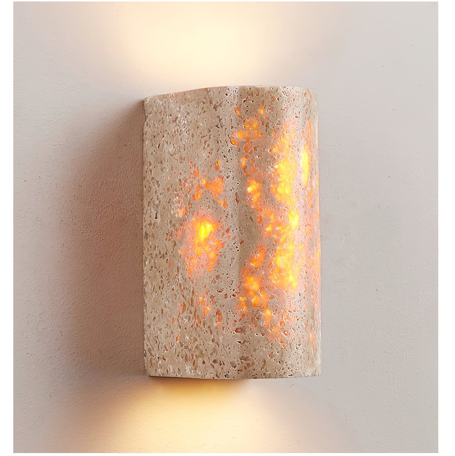 Sysilion Travertine Wall Light-Neutral Decor