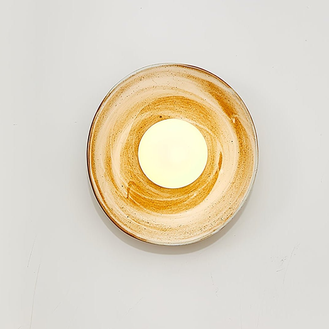 Solune Modern Minimalist Glass Wood Wall Light-Neutral Decor