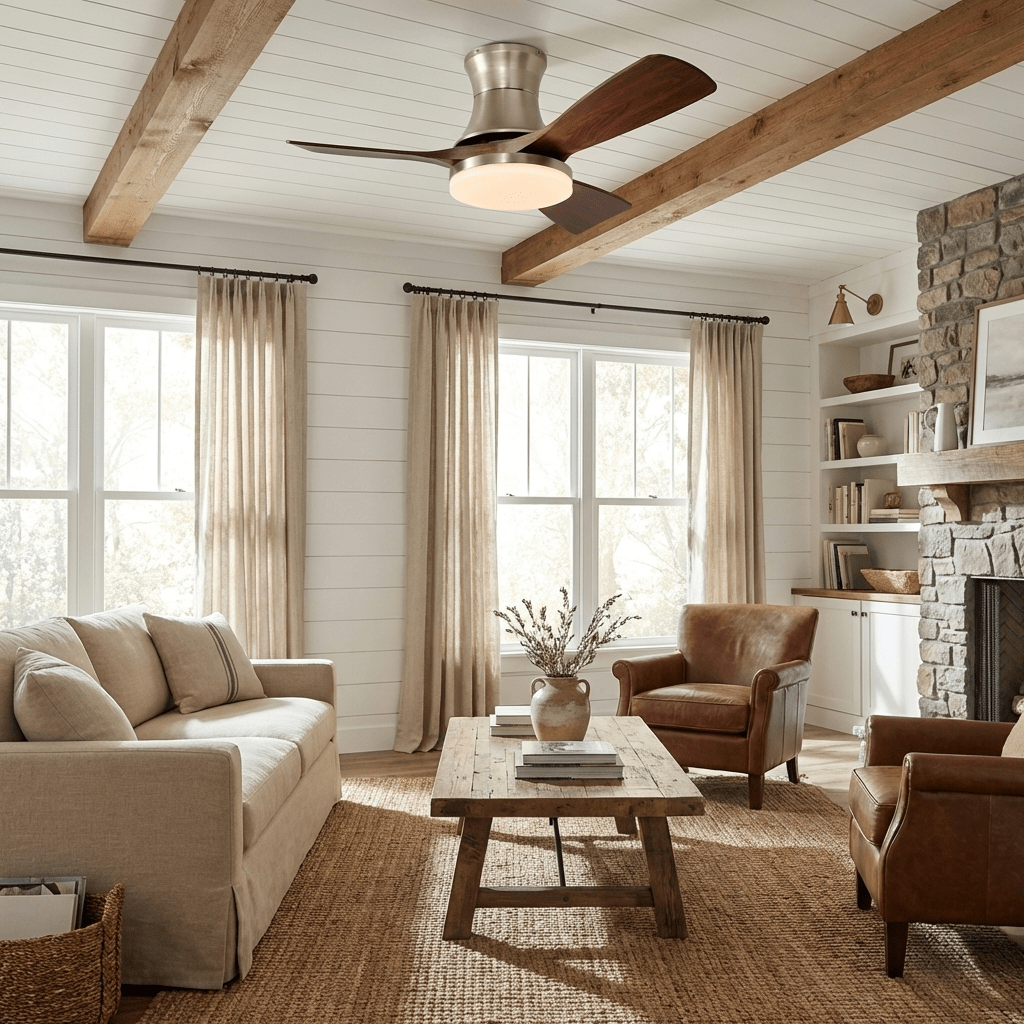 Solvane Ceiling Fan Light-Neutral Decor