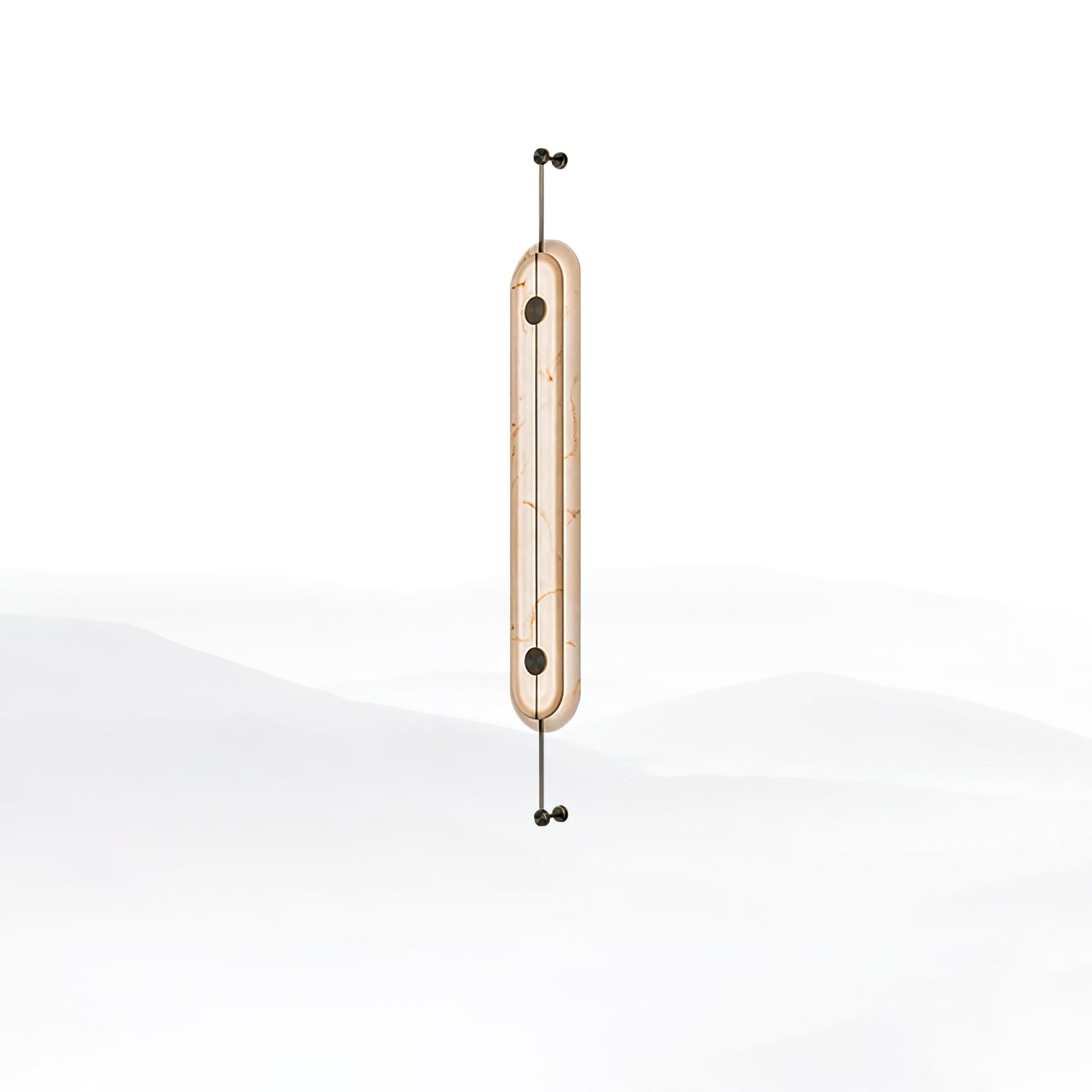 Cudorel Oval Alabaster Wall Light-Neutral Decor