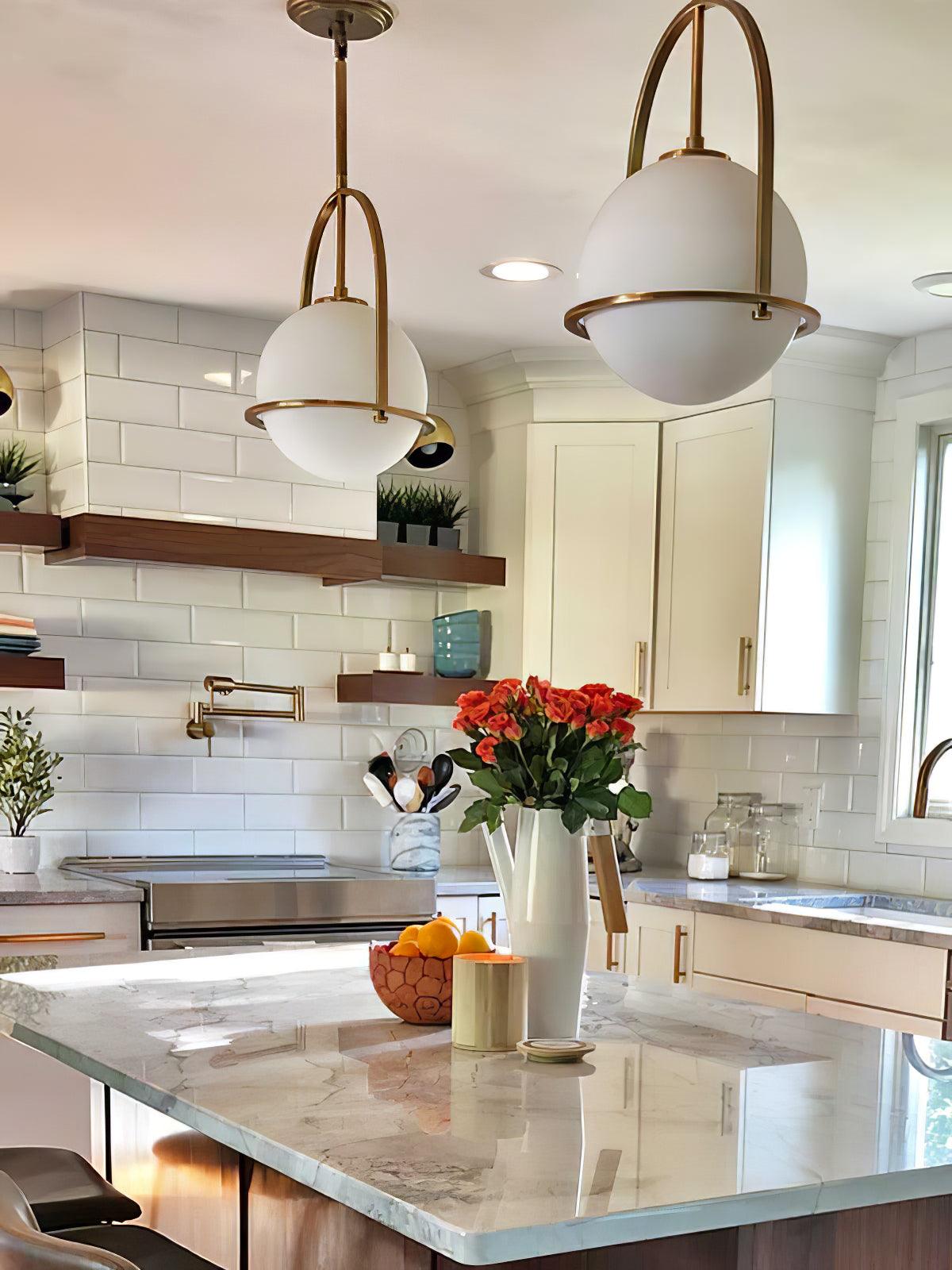 Brandonis Modern Glass Pendant Light-Neutral Decor