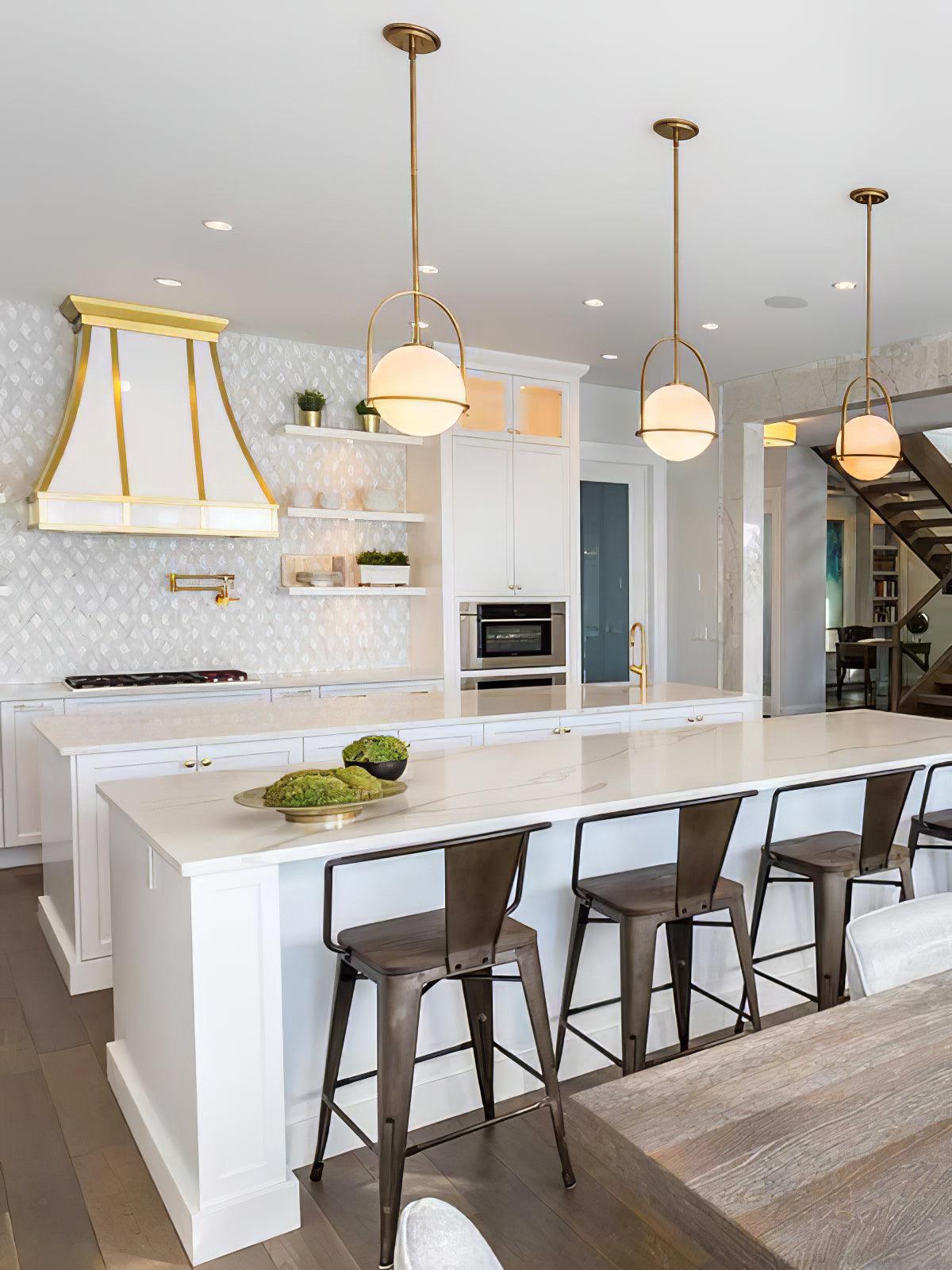 Brandonis Modern Glass Pendant Light-Neutral Decor