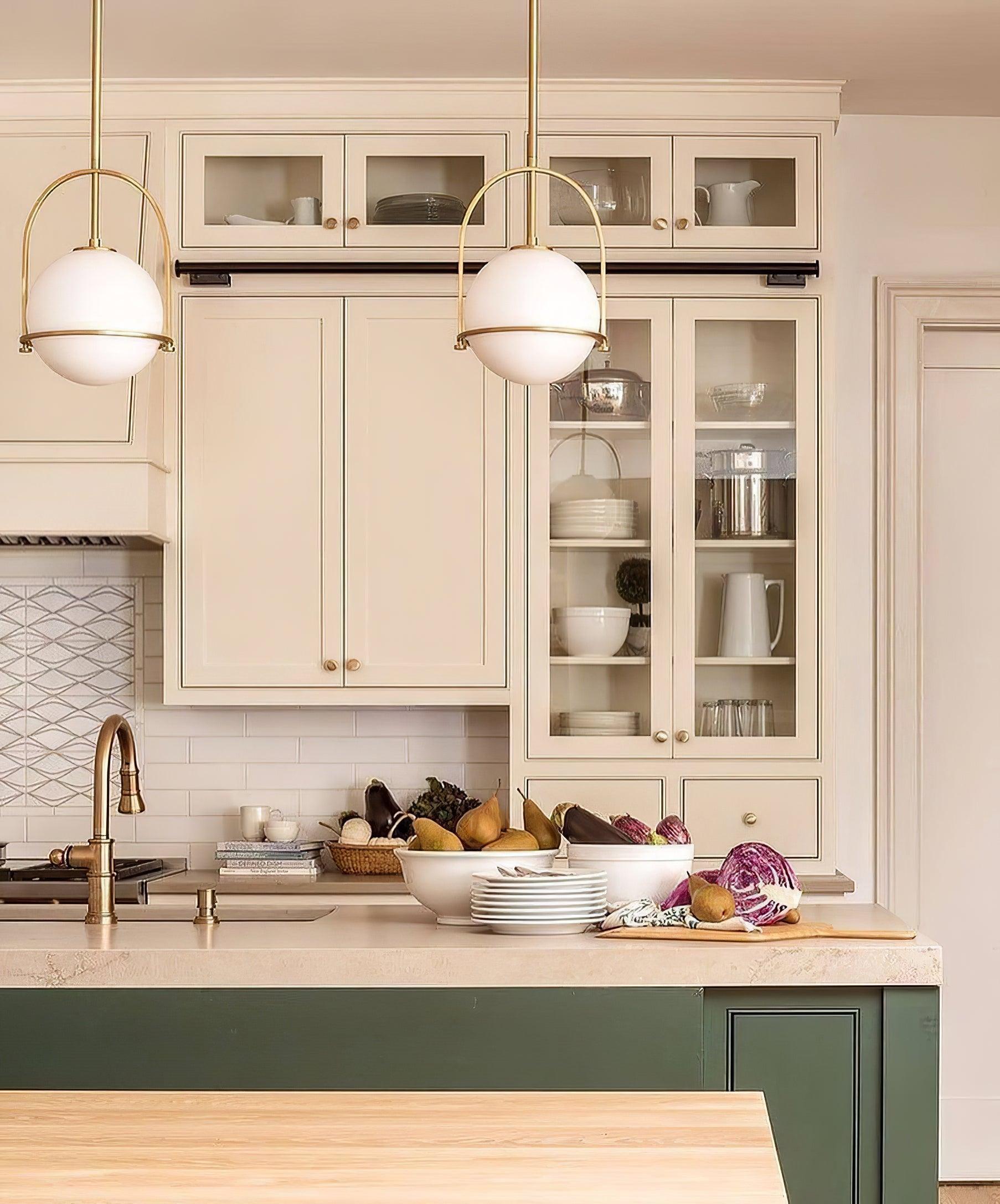 Brandonis Modern Glass Pendant Light-Neutral Decor