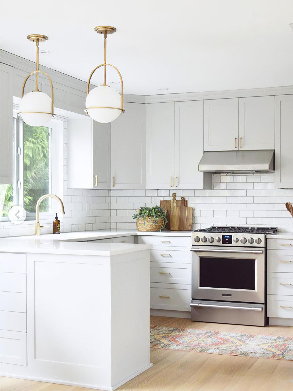 Brandonis Modern Glass Pendant Light-Neutral Decor