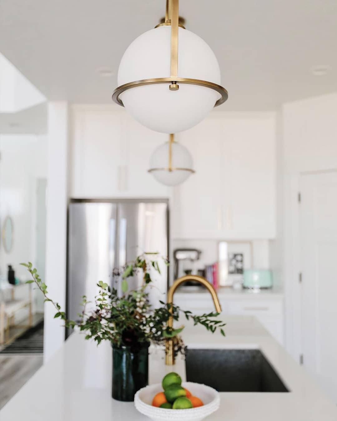Brandonis Modern Glass Pendant Light-Neutral Decor