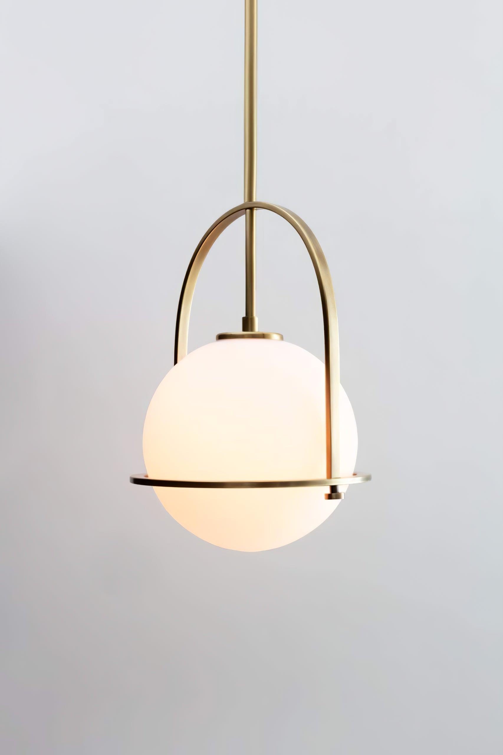 Brandonis Modern Glass Pendant Light-Neutral Decor