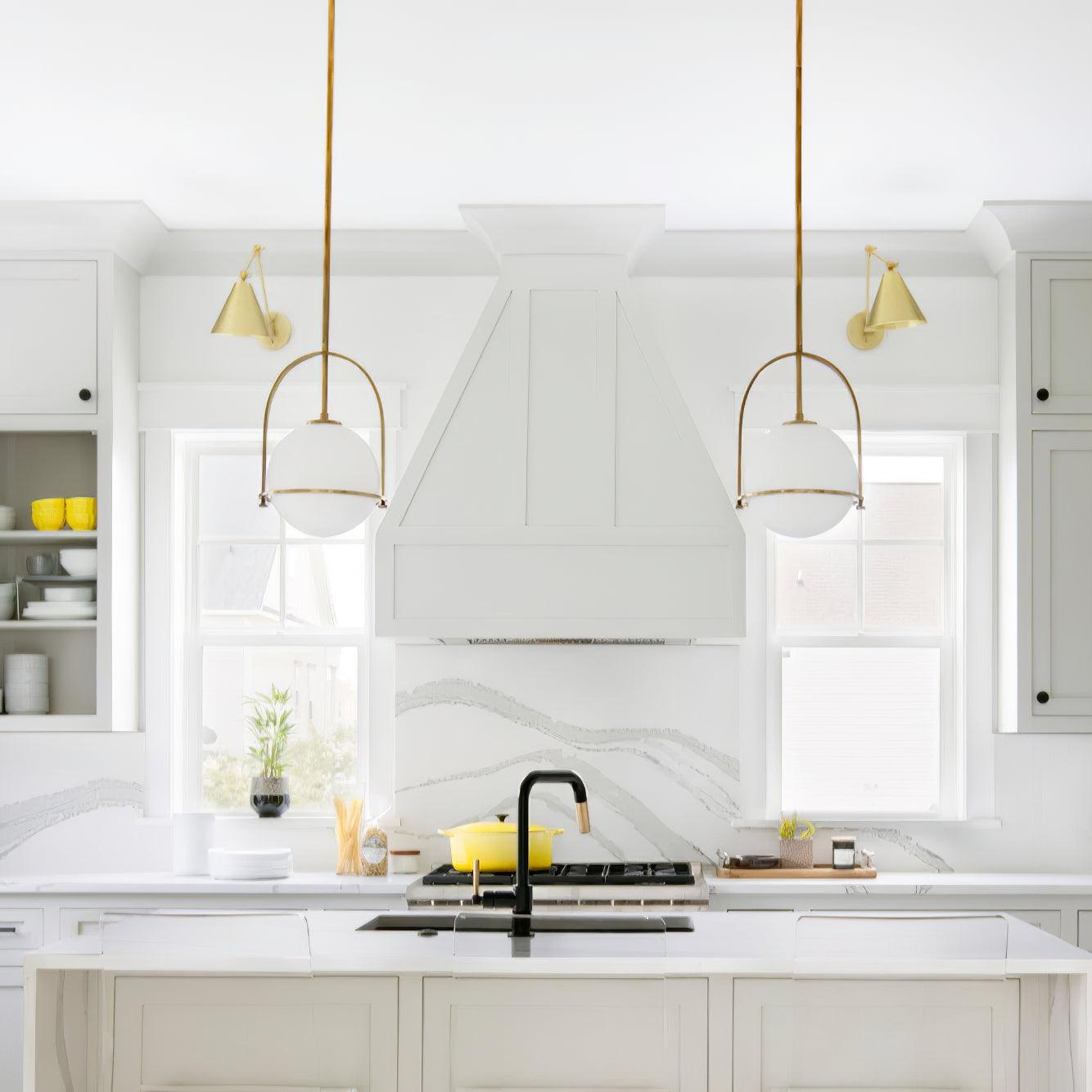 Brandonis Modern Glass Pendant Light-Neutral Decor