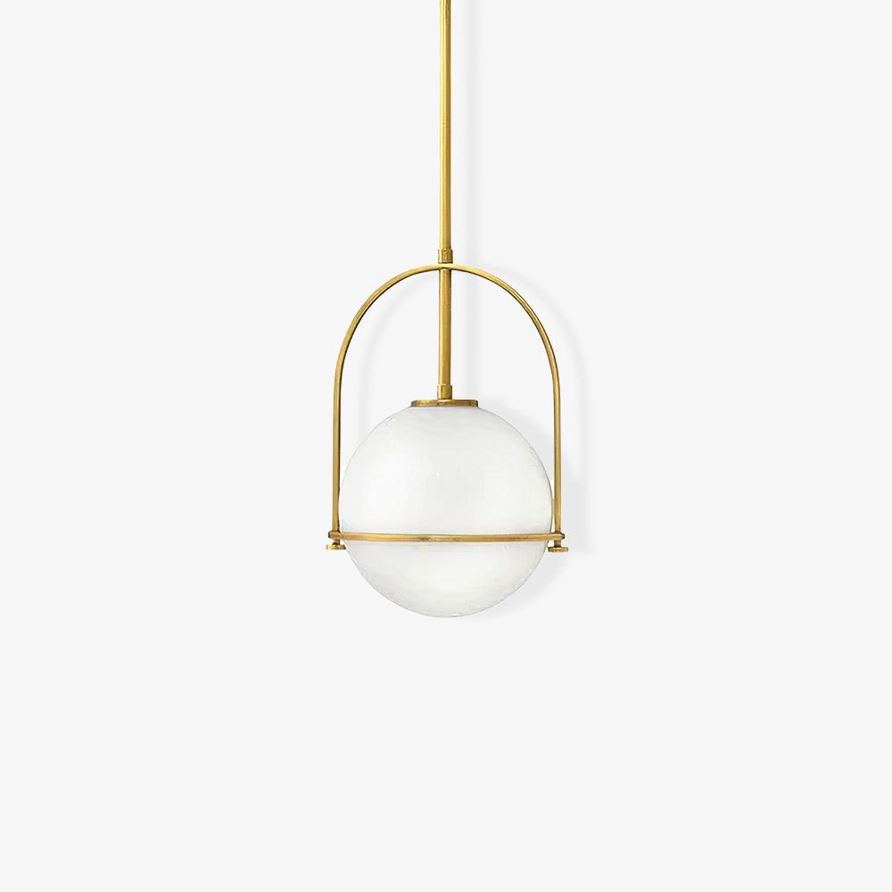 Brandonis Modern Glass Pendant Light-Neutral Decor