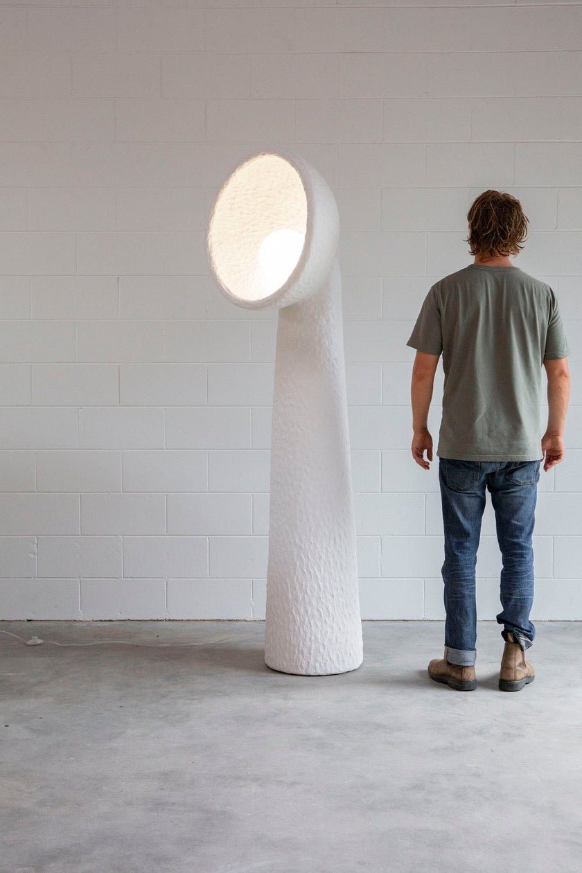 Arliris Concrete Table Lamp-Neutral Decor