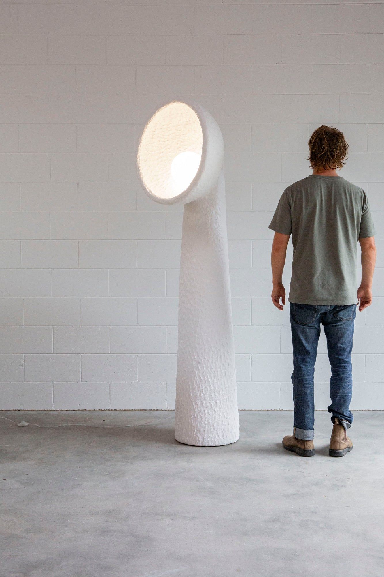Arliris Concrete Table Lamp-Neutral Decor