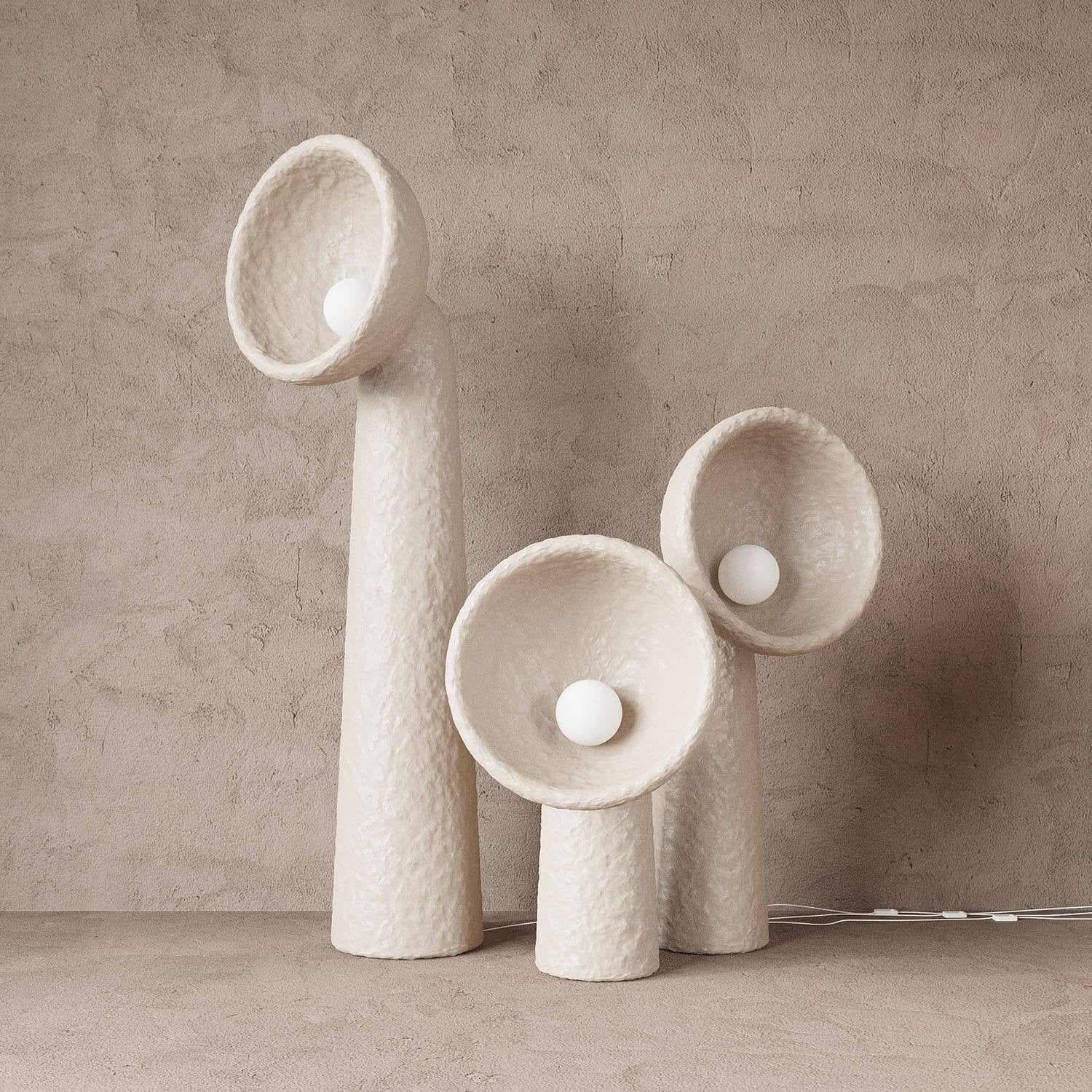 Arliris Concrete Table Lamp-Neutral Decor