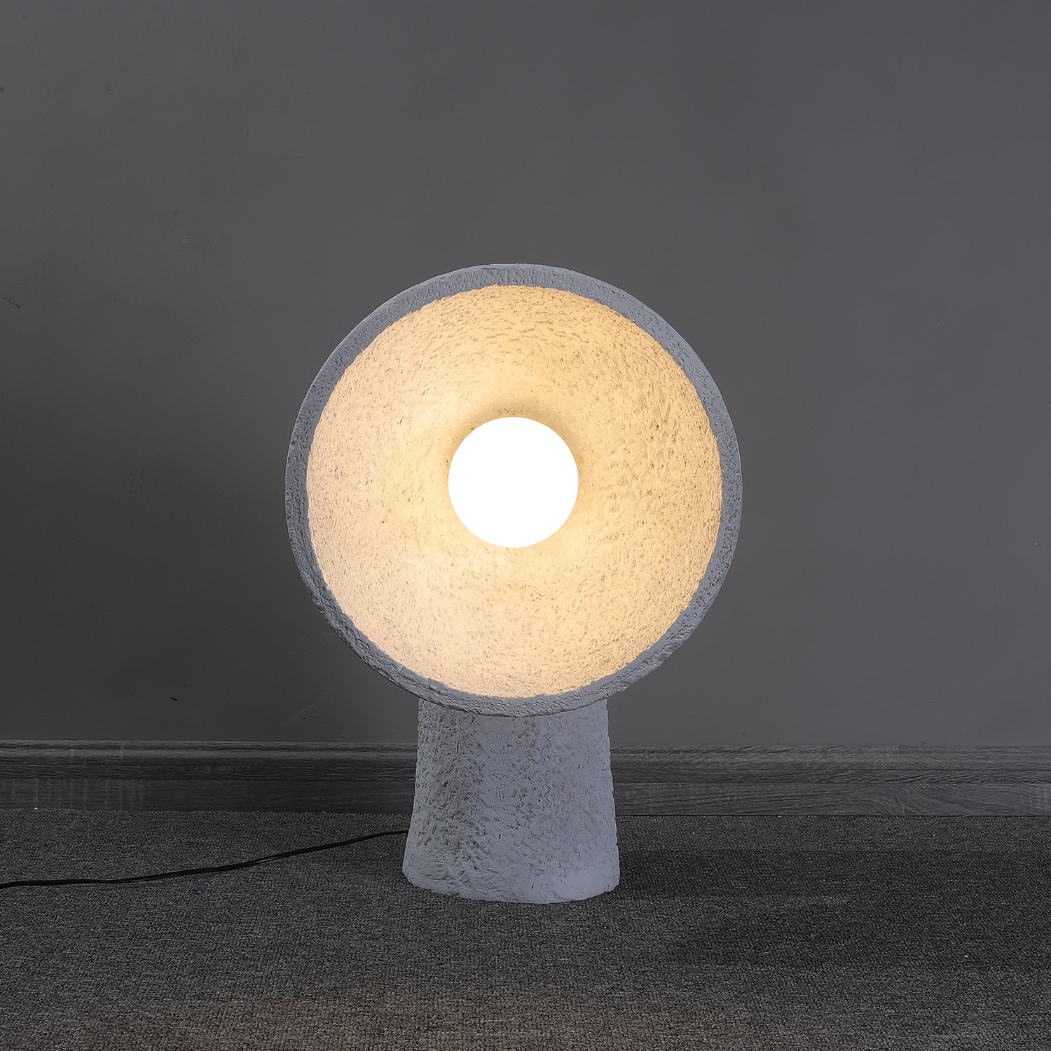 Arliris Concrete Table Lamp-Neutral Decor