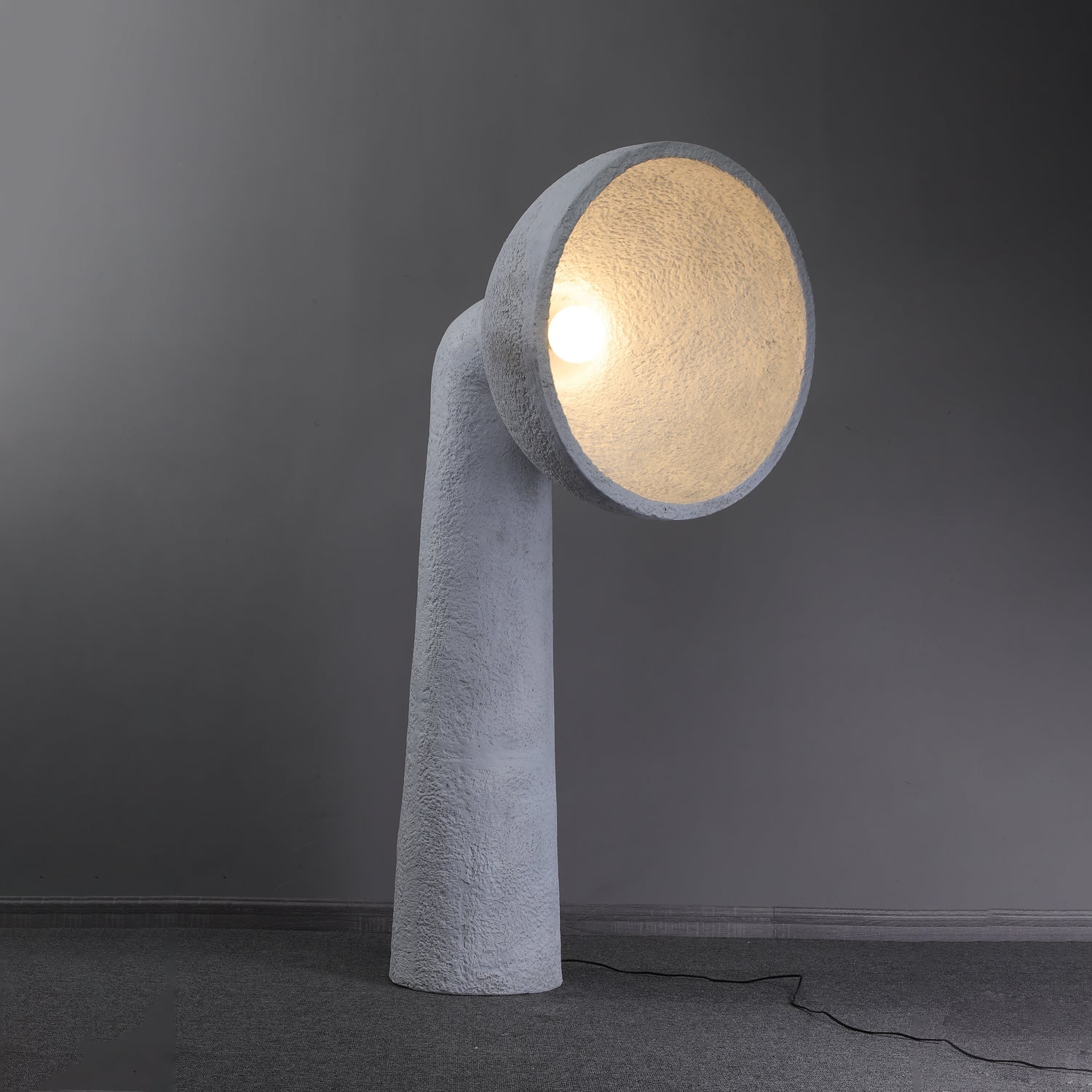 Arliris Concrete Table Lamp-Neutral Decor