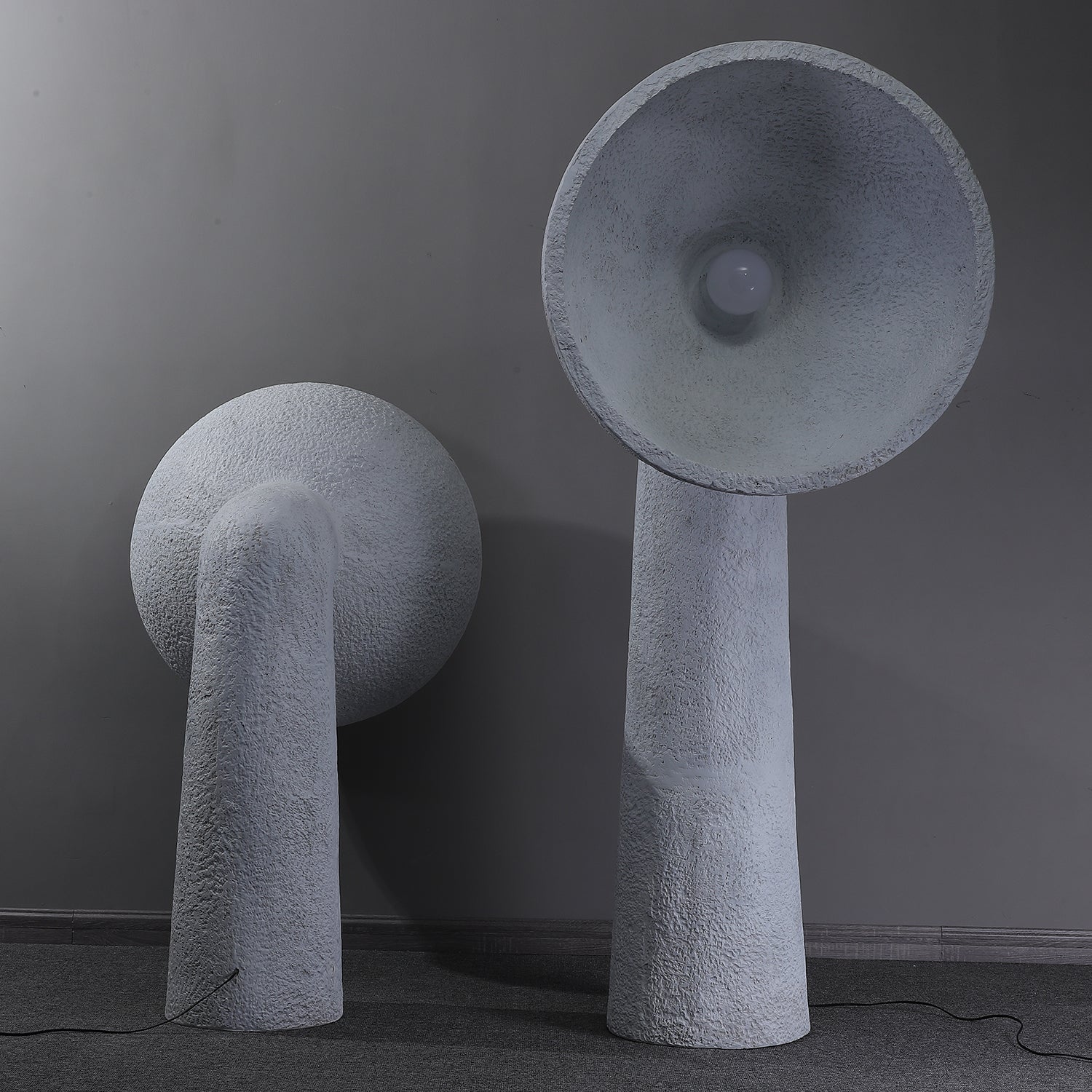 Arliris Concrete Table Lamp-Neutral Decor