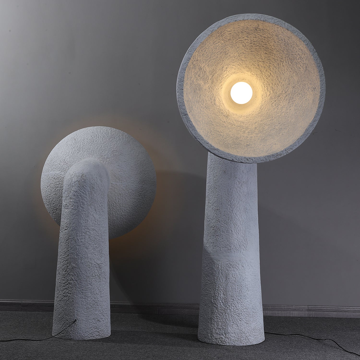 Arliris Concrete Table Lamp-Neutral Decor