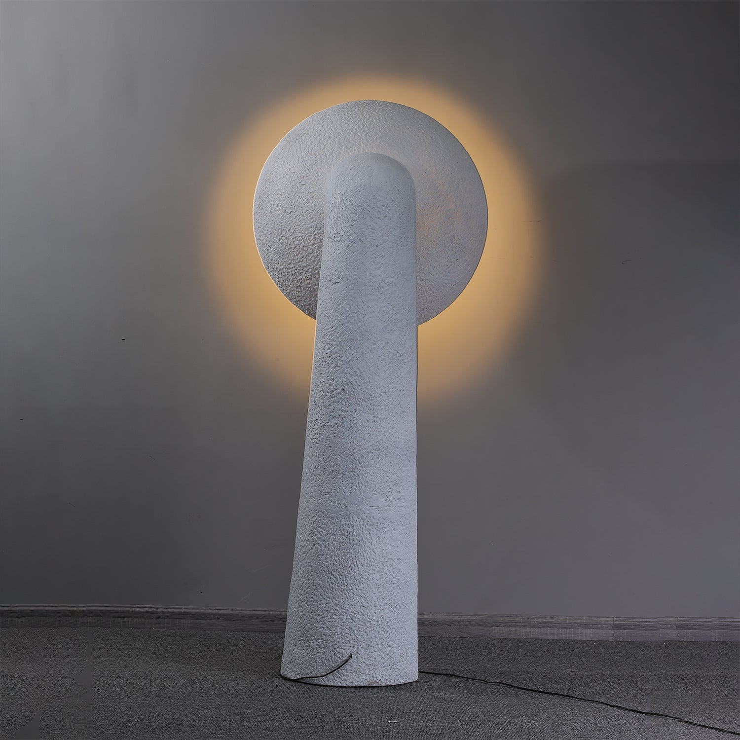 Arliris Concrete Table Lamp-Neutral Decor