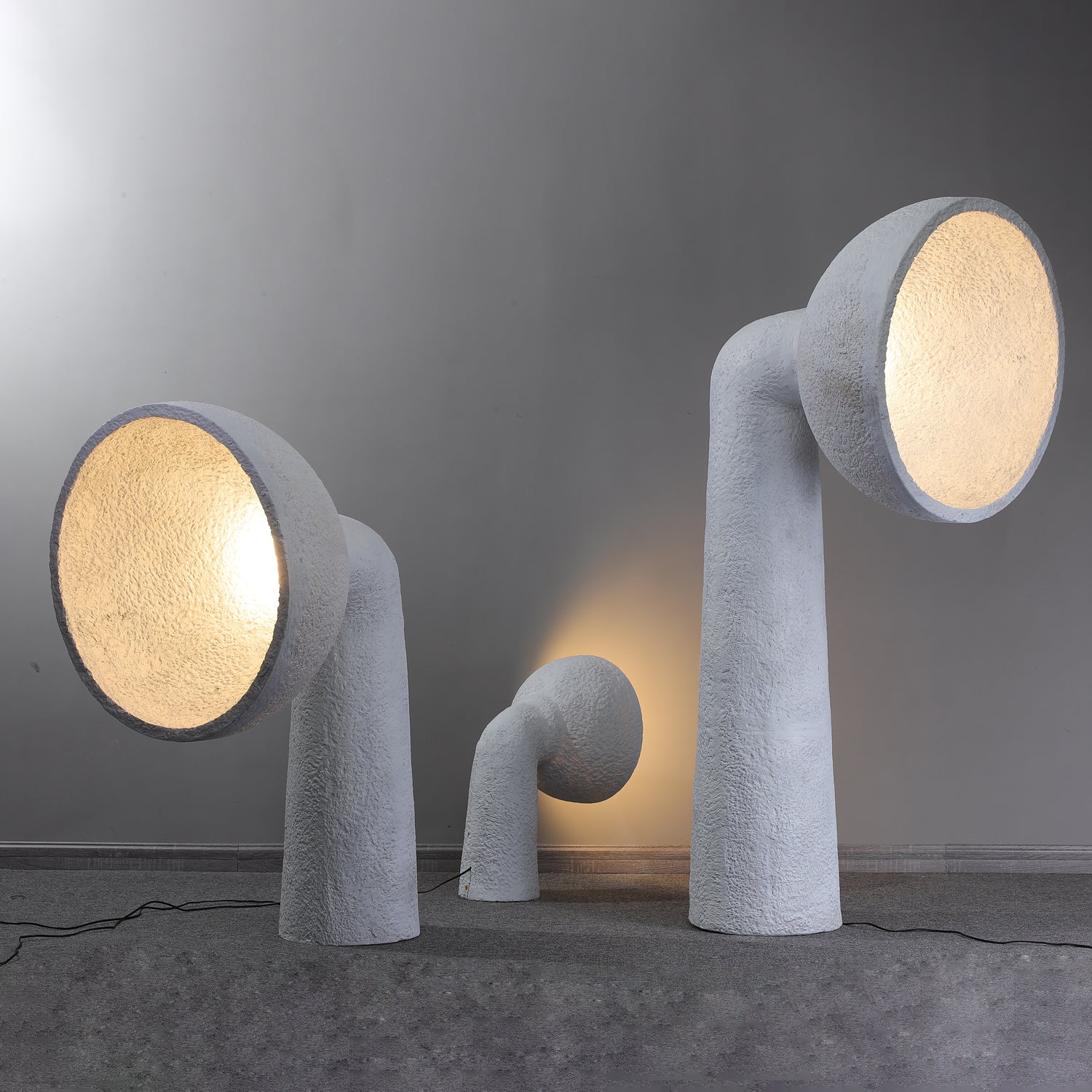 Arliris Concrete Table Lamp-Neutral Decor