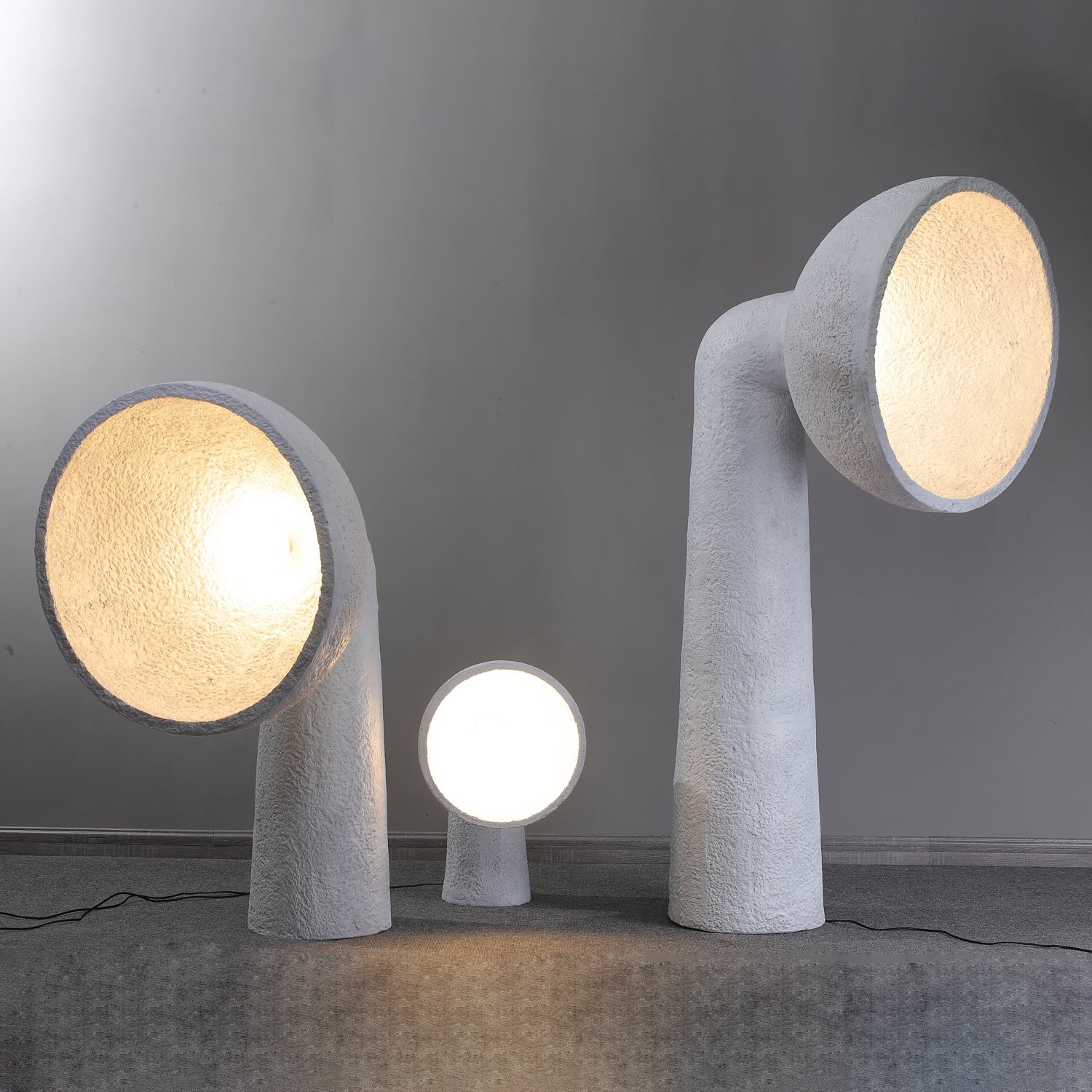 Arliris Concrete Table Lamp-Neutral Decor