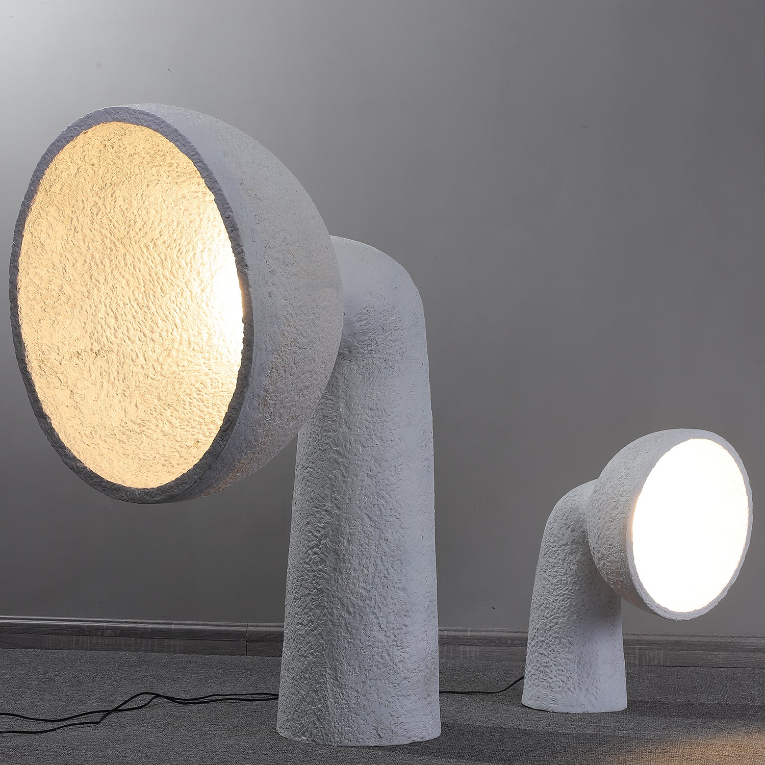 Arliris Concrete Table Lamp-Neutral Decor