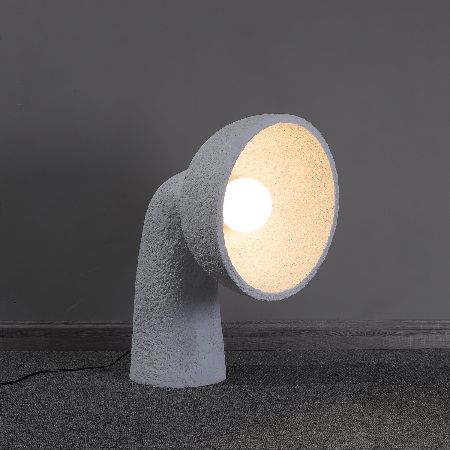 Arliris Concrete Table Lamp-Neutral Decor