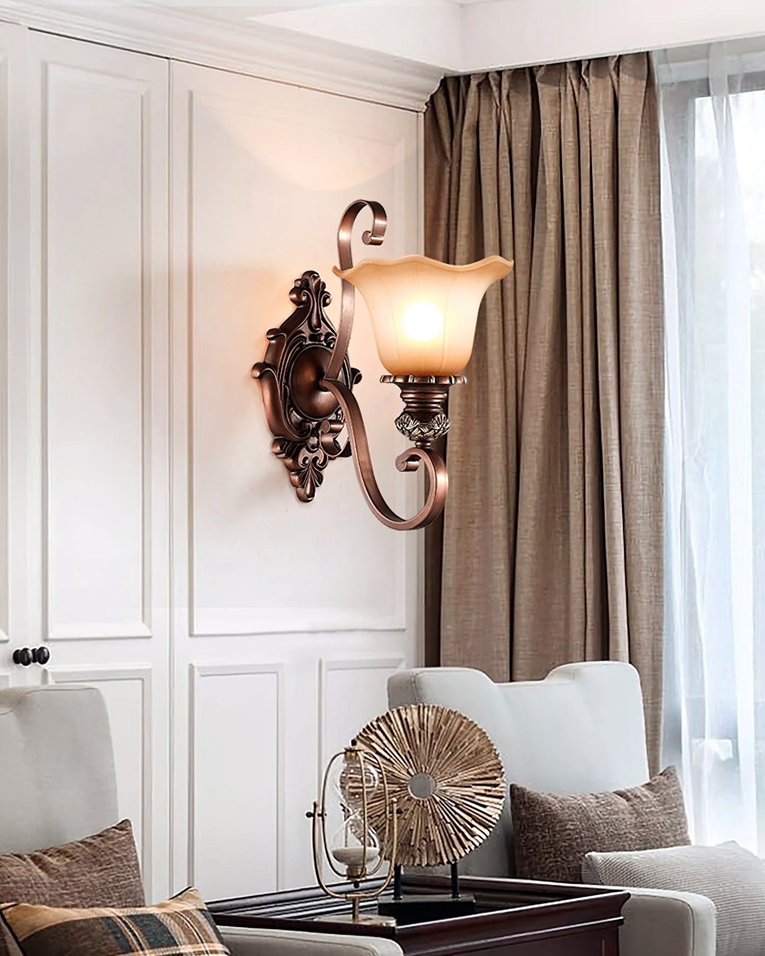 Lustra Wall Lamp Sonoma Valley Vintage-Neutral Decor