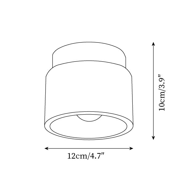 Ritta Stone  Travertine Ceiling Light