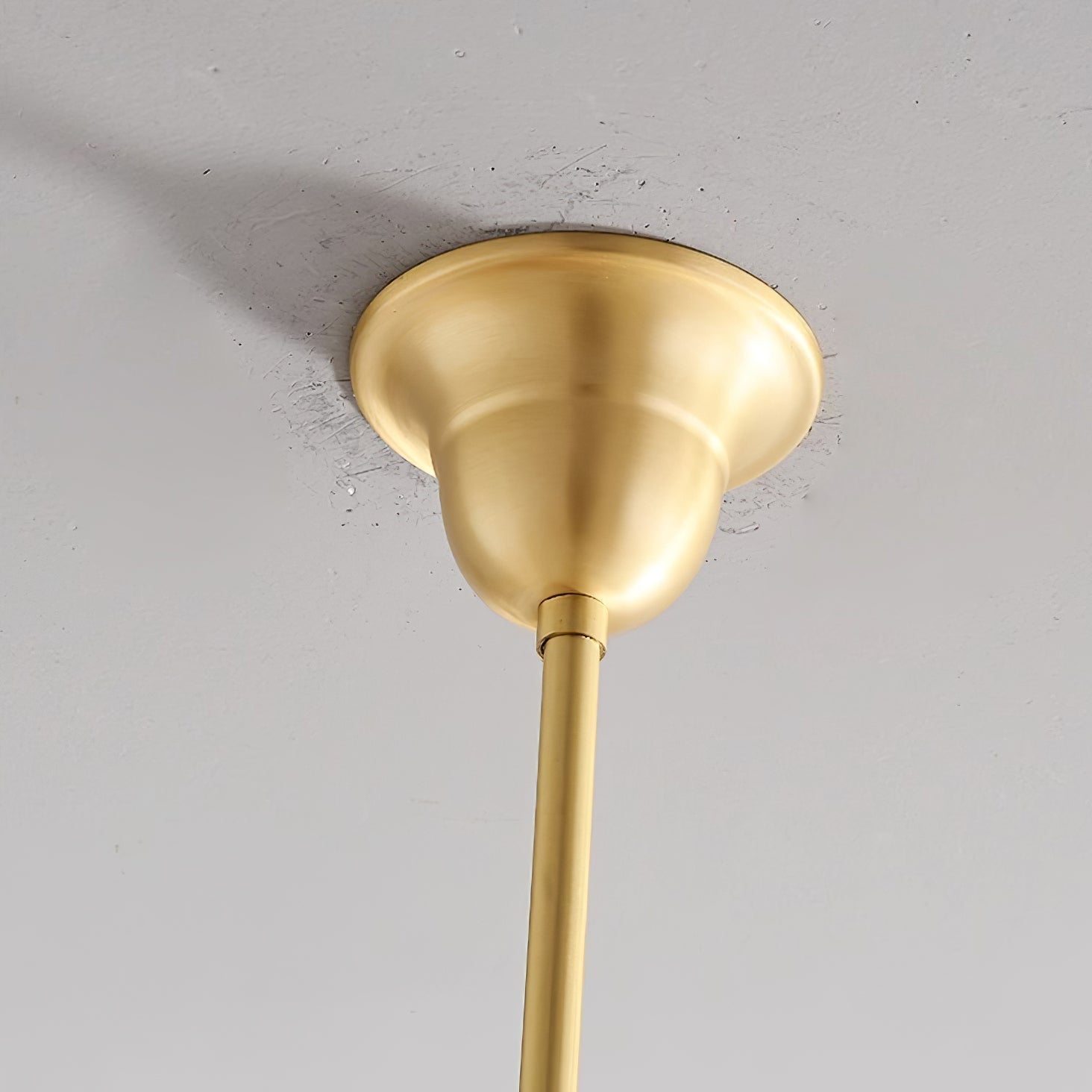 Hanna Chandelier Brass and Glass