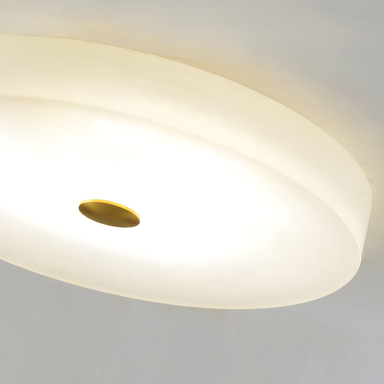 Livo Alabaster Ceiling Light-Neutral Decor
