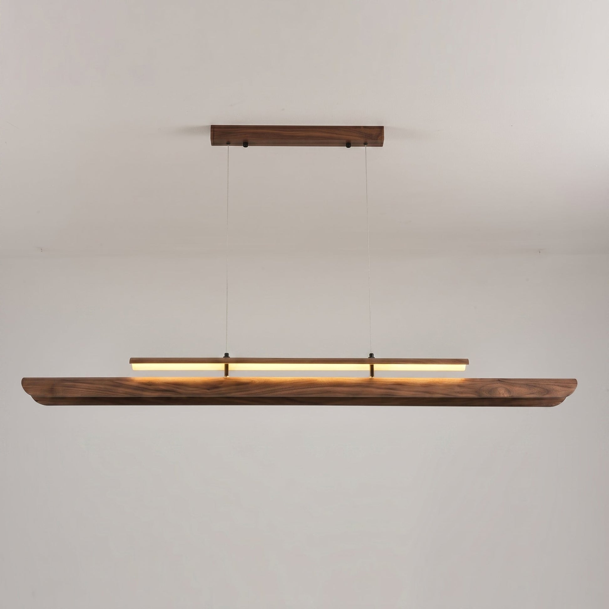 Lifestyle image of the chandelier in a stylish, modern home.