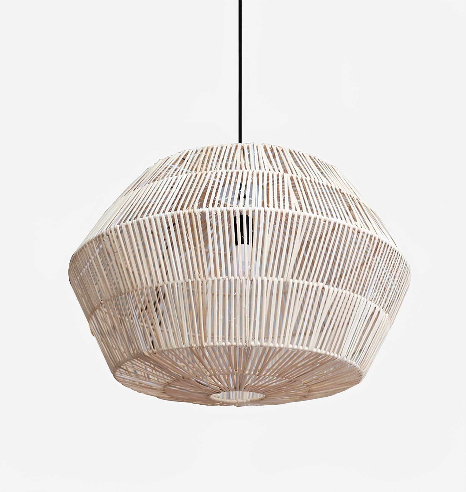 Cucarel Rattan Pendant Light-Neutral Decor