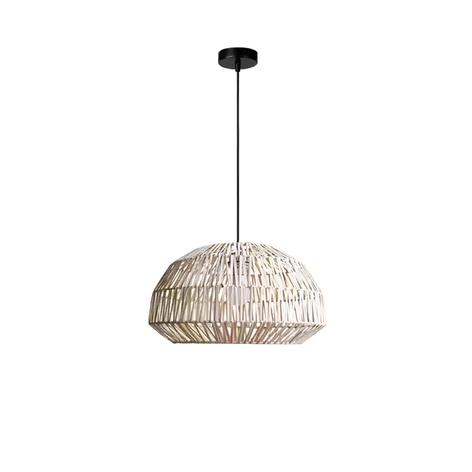 Cucarel Rattan Pendant Light-Neutral Decor