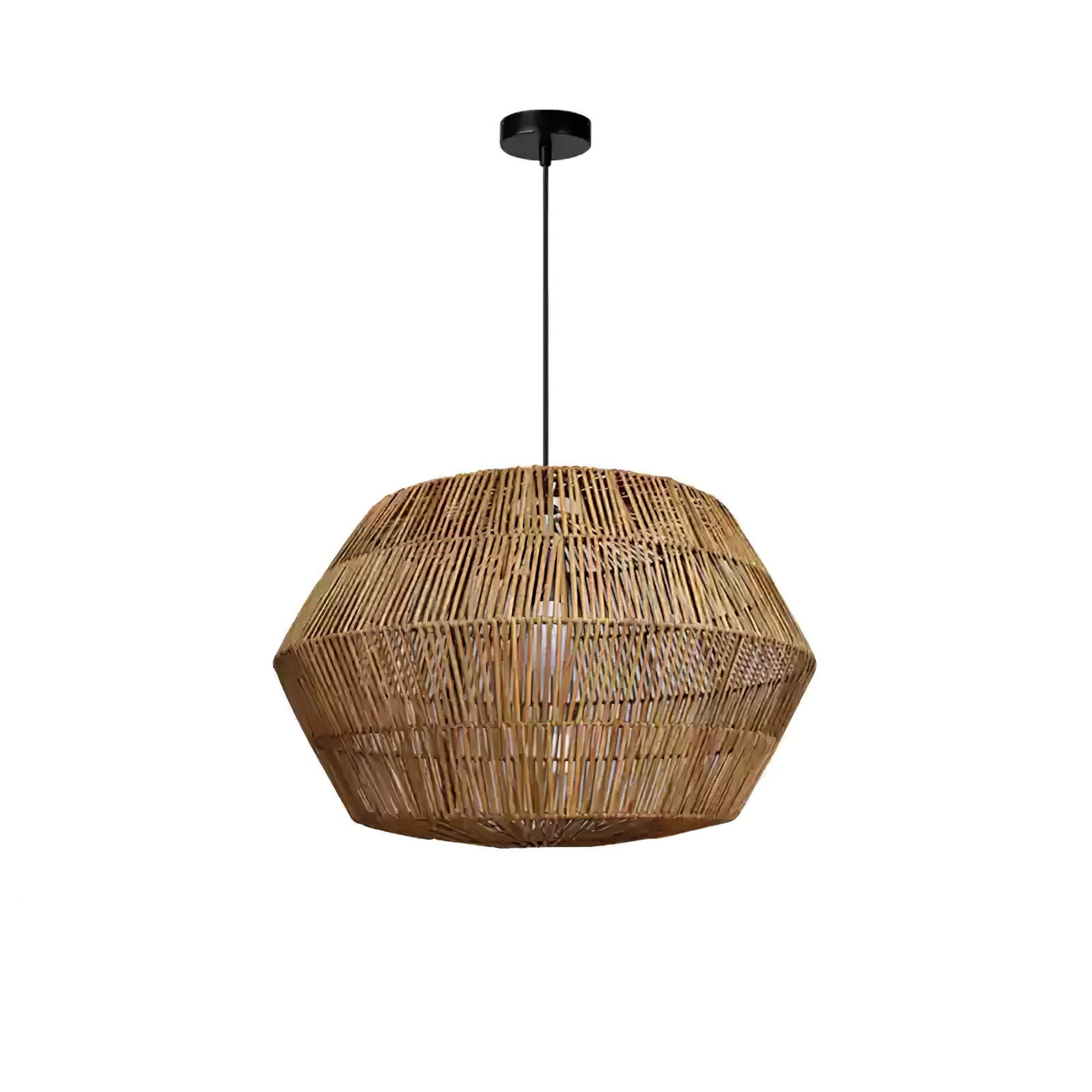 Cucarel Rattan Pendant Light-Neutral Decor