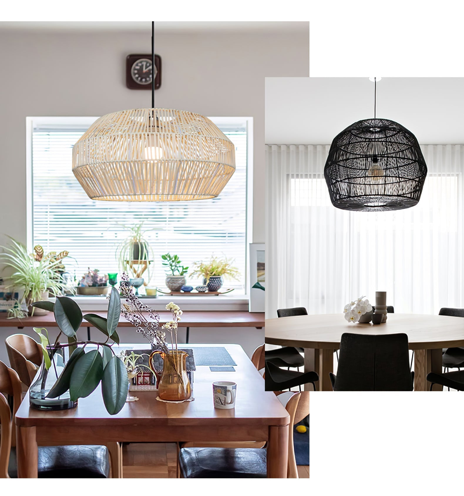 Cucarel Rattan Pendant Light-Neutral Decor