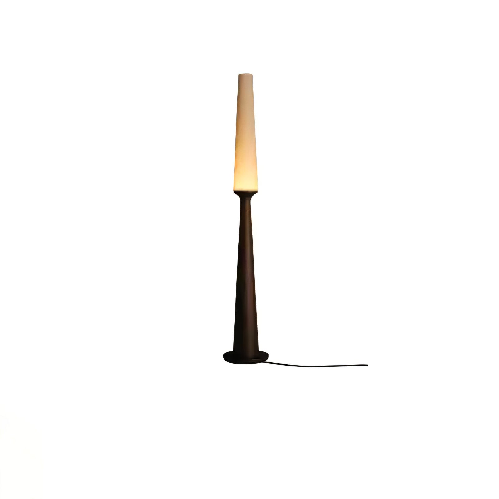 Vetheora Tapered Wood Floor Lamp-Neutral Decor