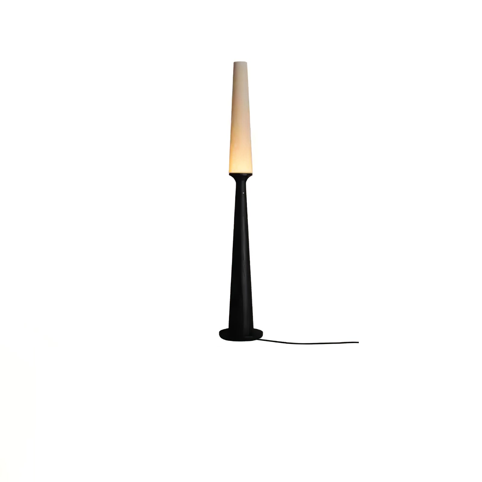 Vetheora Tapered Wood Floor Lamp-Neutral Decor
