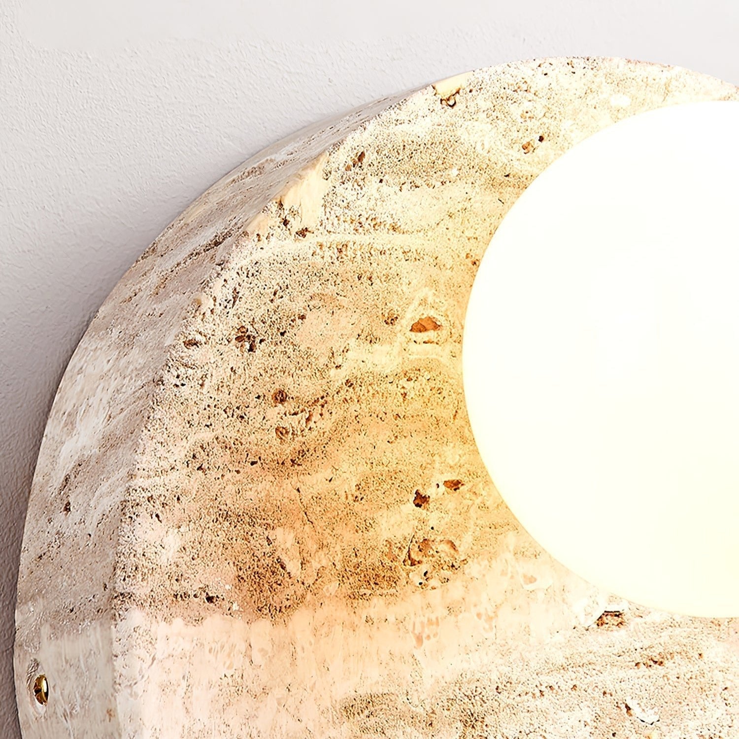 Kivros Travertine Sconce-Neutral Decor