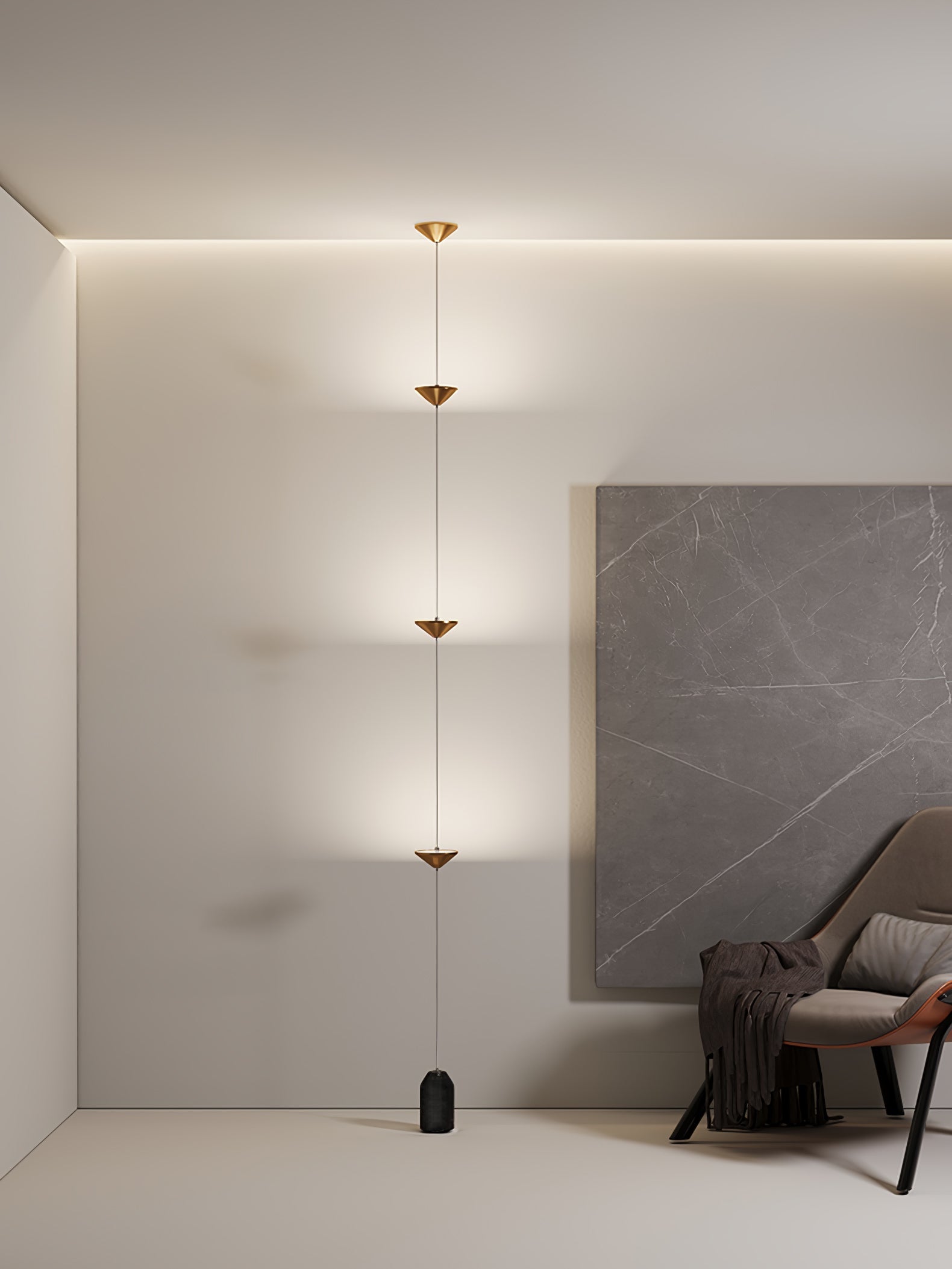 Natasha Minimalist Floor Lamp-Neutral Decor