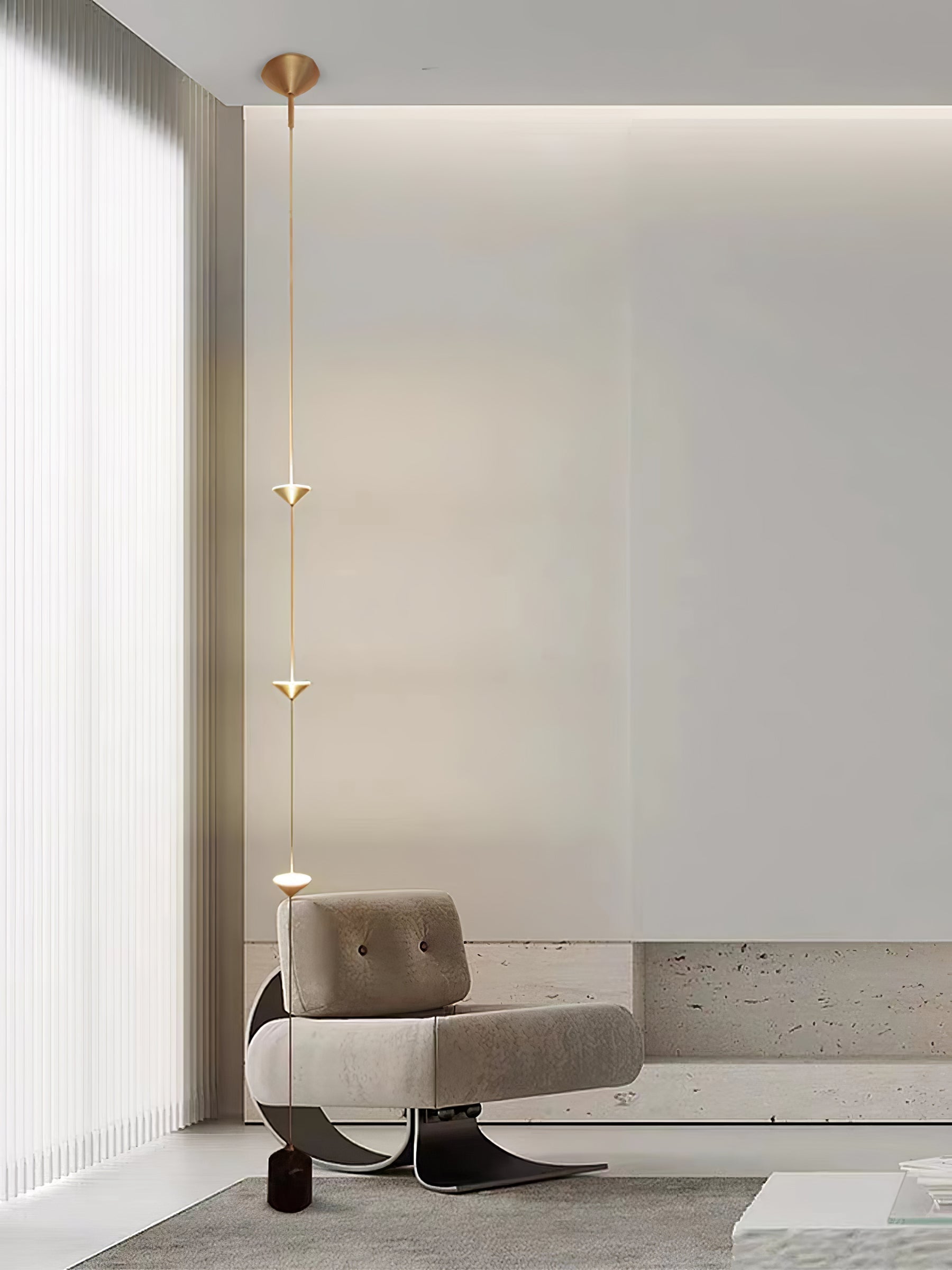 Natasha Minimalist Floor Lamp-Neutral Decor