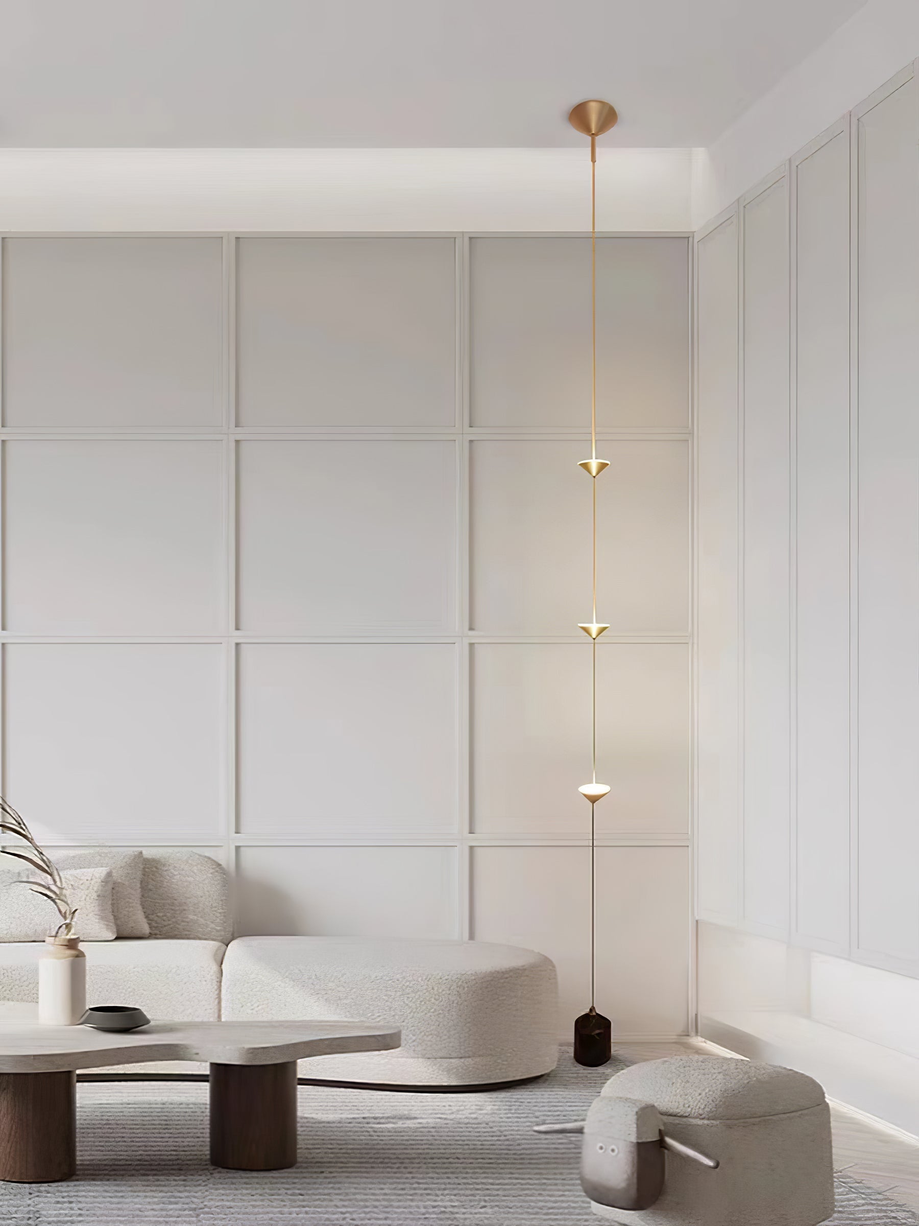 Natasha Minimalist Floor Lamp-Neutral Decor