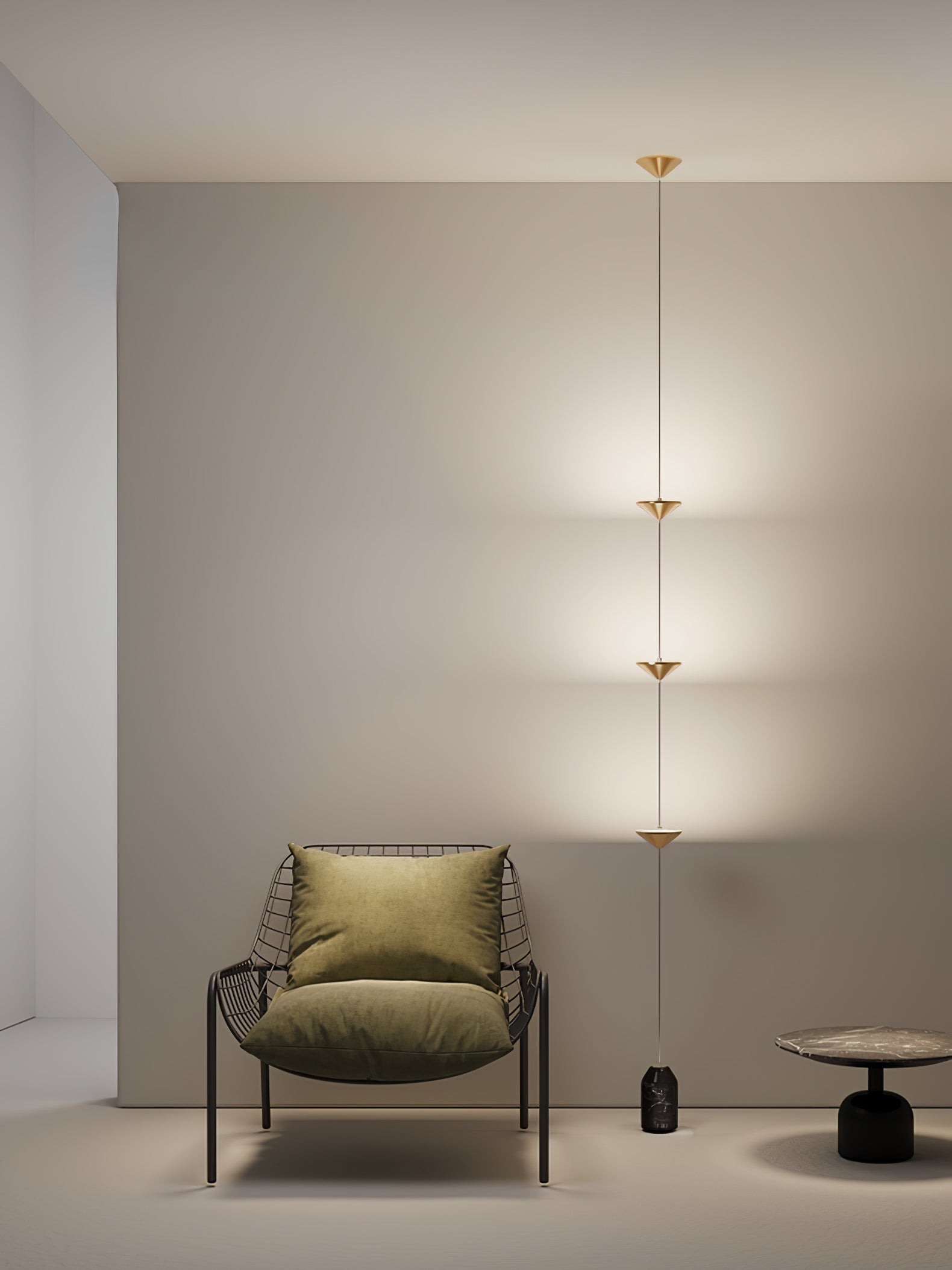 Natasha Minimalist Floor Lamp-Neutral Decor