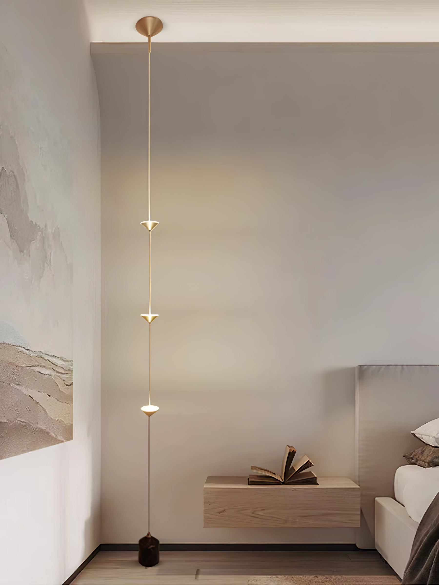 Natasha Minimalist Floor Lamp-Neutral Decor