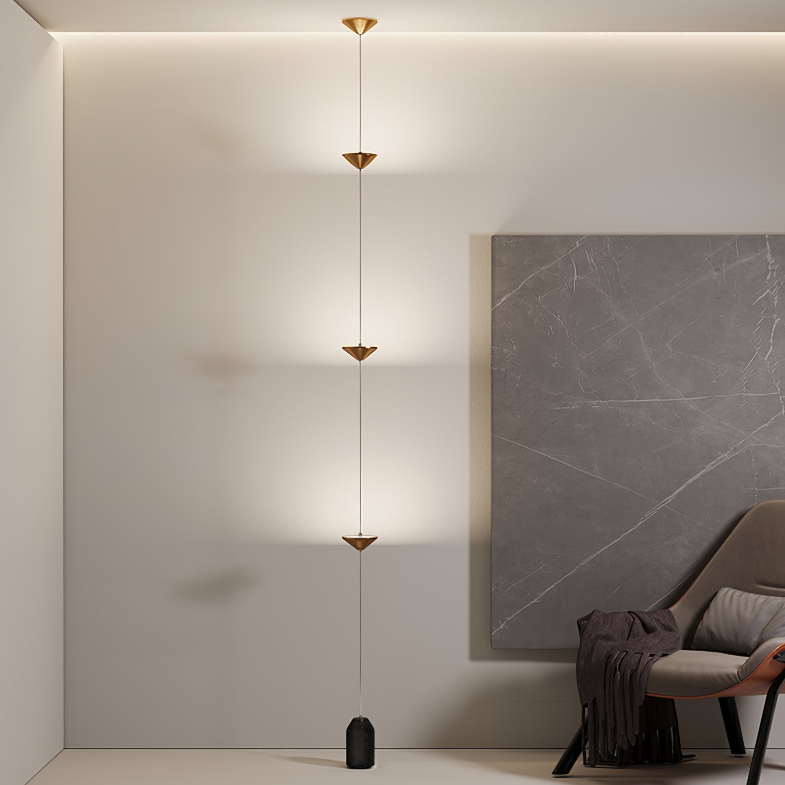 Natasha Minimalist Floor Lamp-Neutral Decor