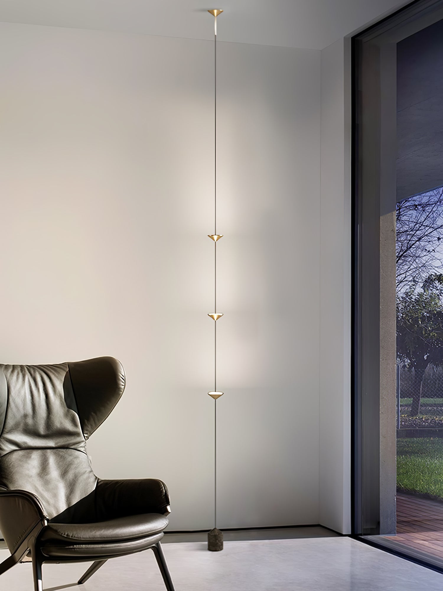 Natasha Minimalist Floor Lamp-Neutral Decor