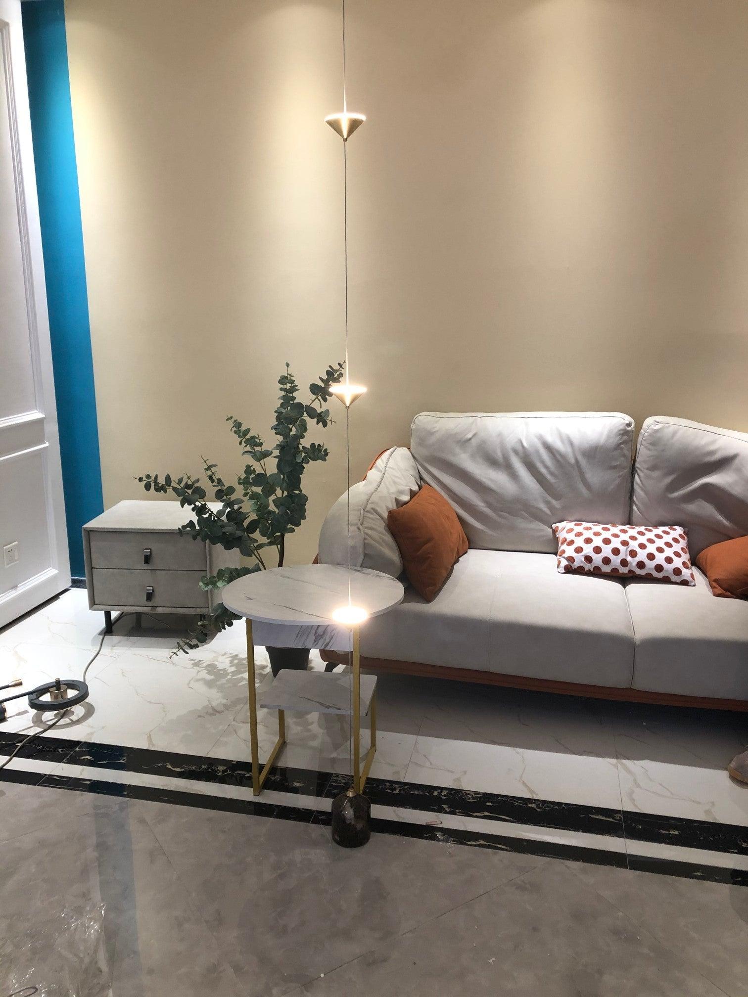 Natasha Minimalist Floor Lamp-Neutral Decor