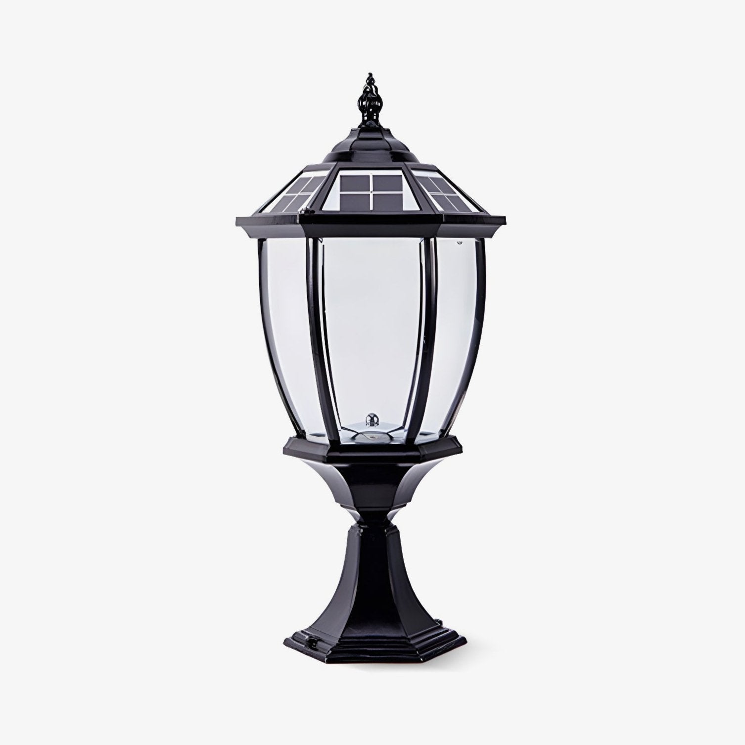 Cezoria Unique Solar Glass Lantern Outdoor Lamp-Neutral Decor