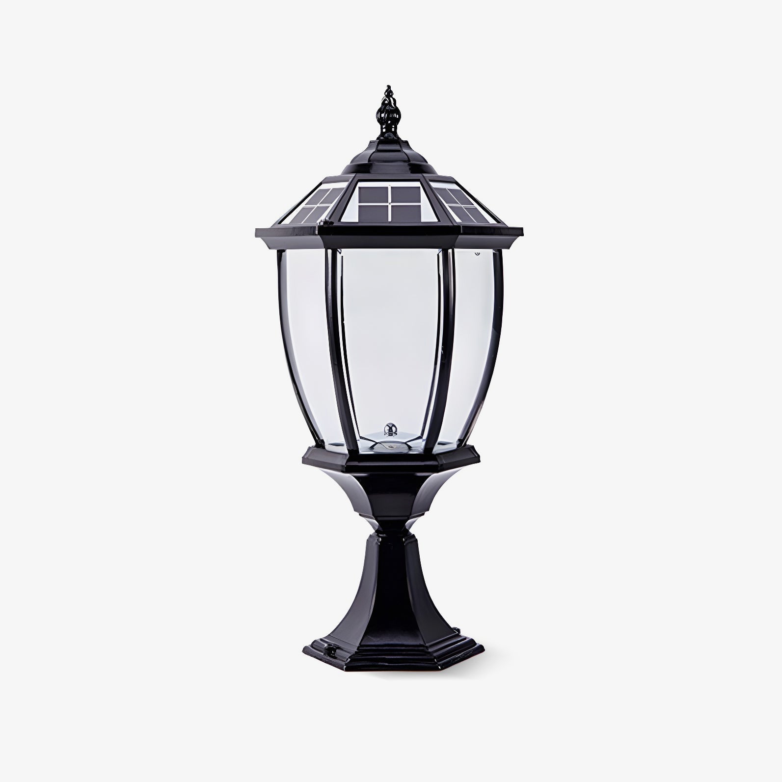 Cezoria Unique Solar Glass Lantern Outdoor Lamp-Neutral Decor