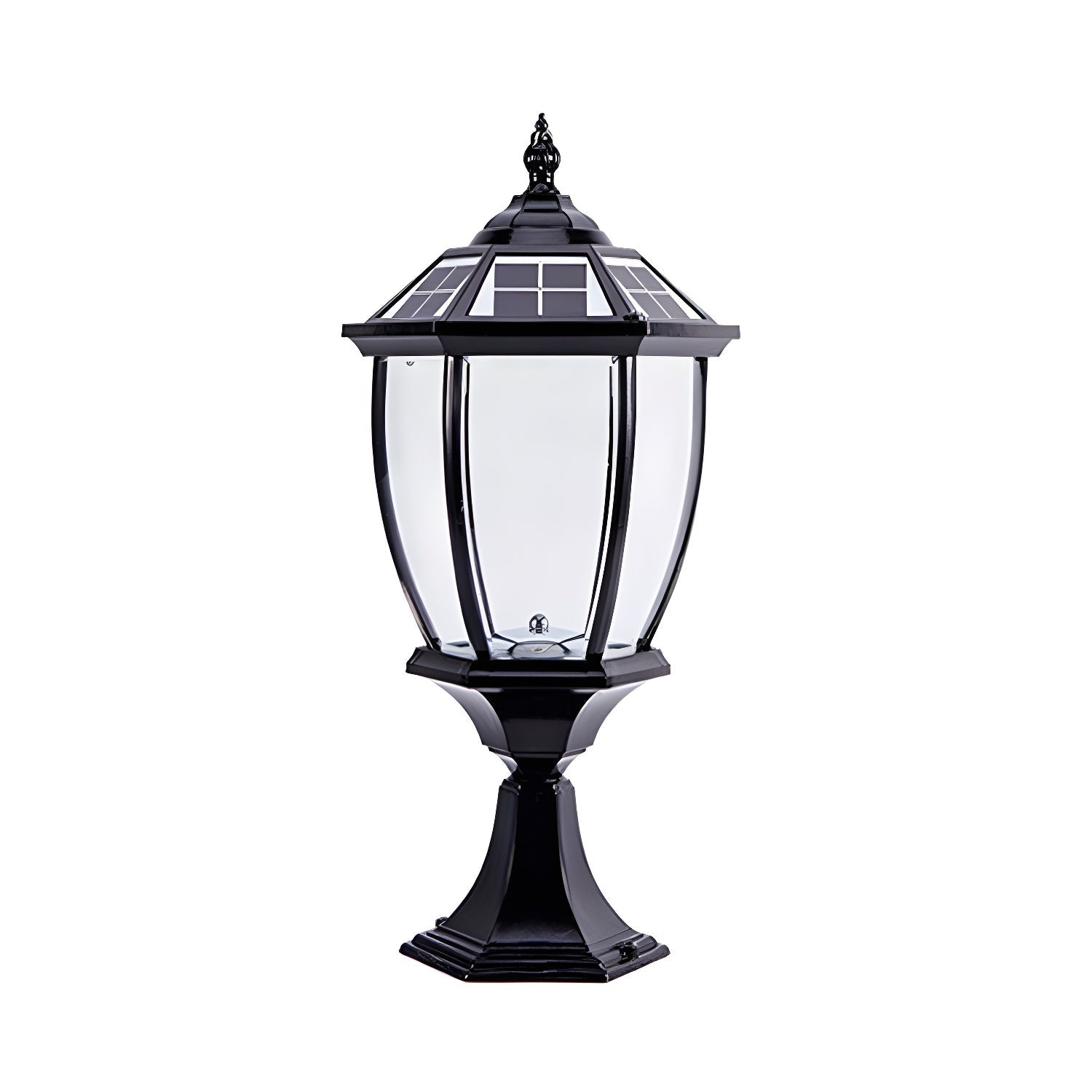 Cezoria Unique Solar Glass Lantern Outdoor Lamp-Neutral Decor